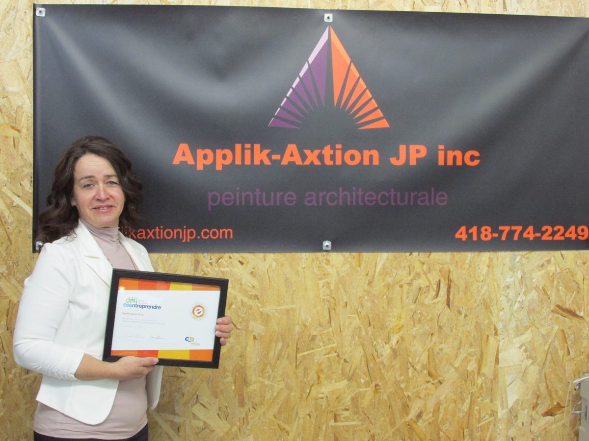 Josée Poulin de l'entreprise Applik-Axtion inc. 