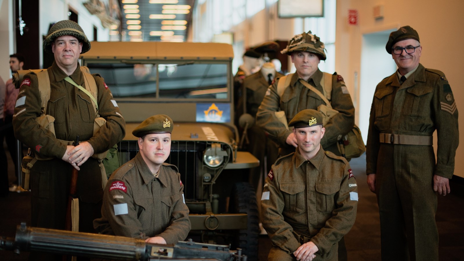 Uniforme du Régiment de l’époque de la Seconde guerre .