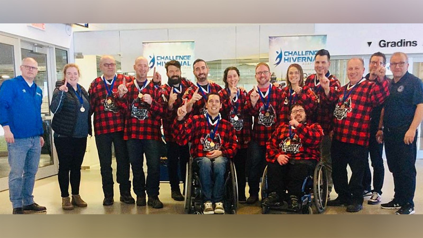 L'équipe senior des Lumberjacks