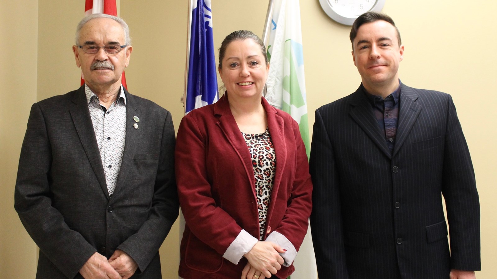 Jean-Roch Veilleux, Vicki-May Hamm et Jonathan V. Bolduc