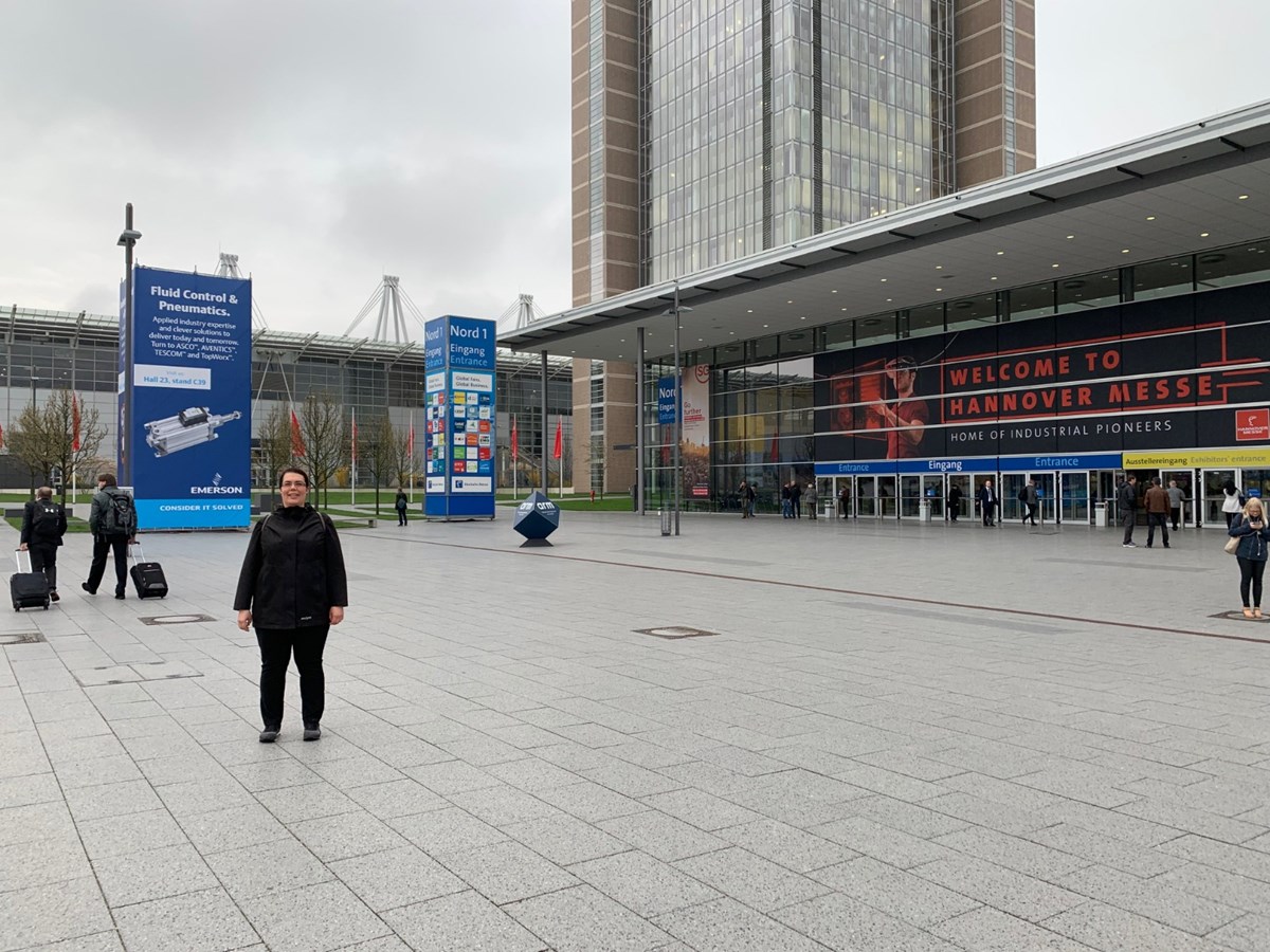 Marie-Pierre Poulin sur le site du Hannover Messe.