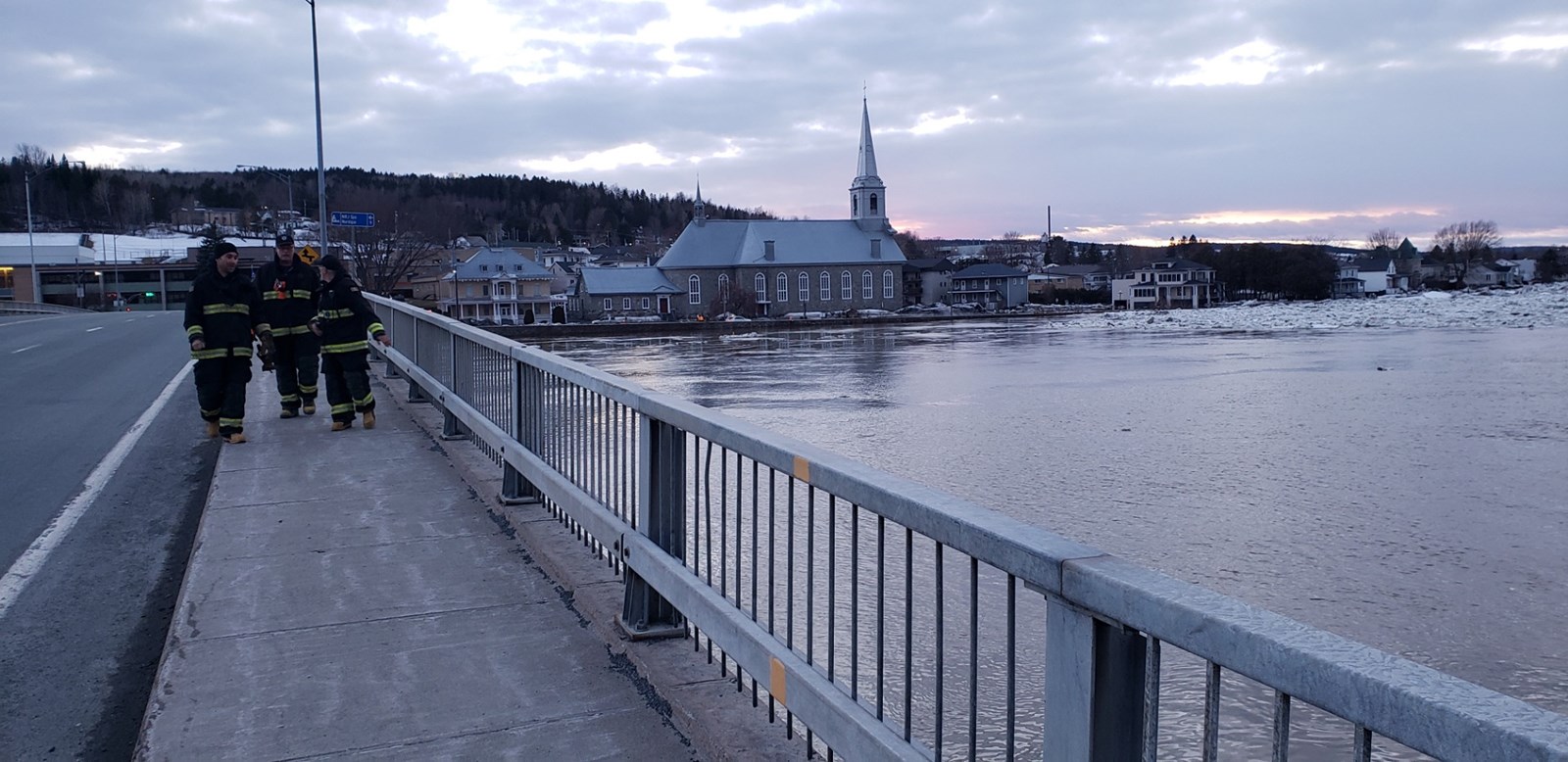 Inondation à Beauceville : images des rues à 19 h