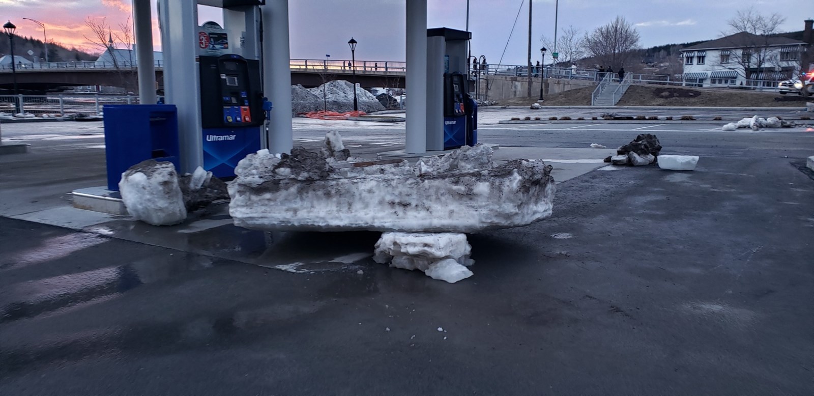 Inondation à Beauceville : images des rues à 19 h