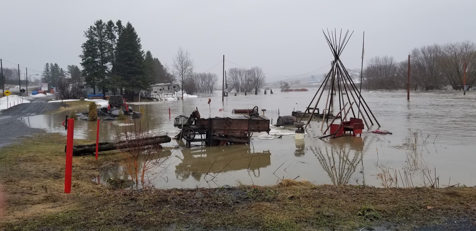 Inondations : état de la situation à Notre-Dame-des-Pins