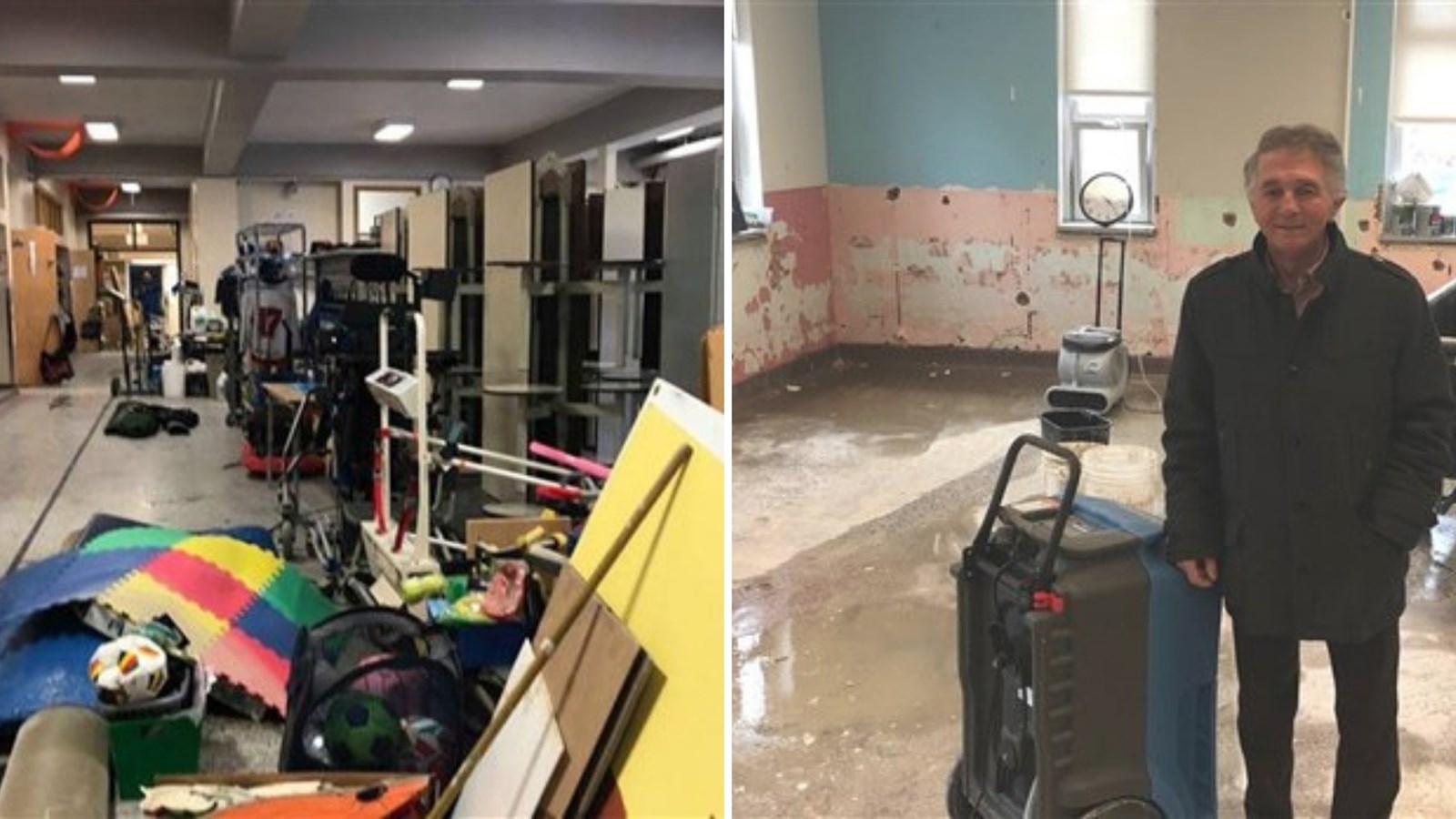 L'école Mirabel et l'Accueil ont été durement touchées par les inondations