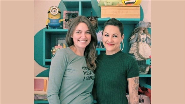 Audrey Samson et Sandra Morin organisent cet événement. 