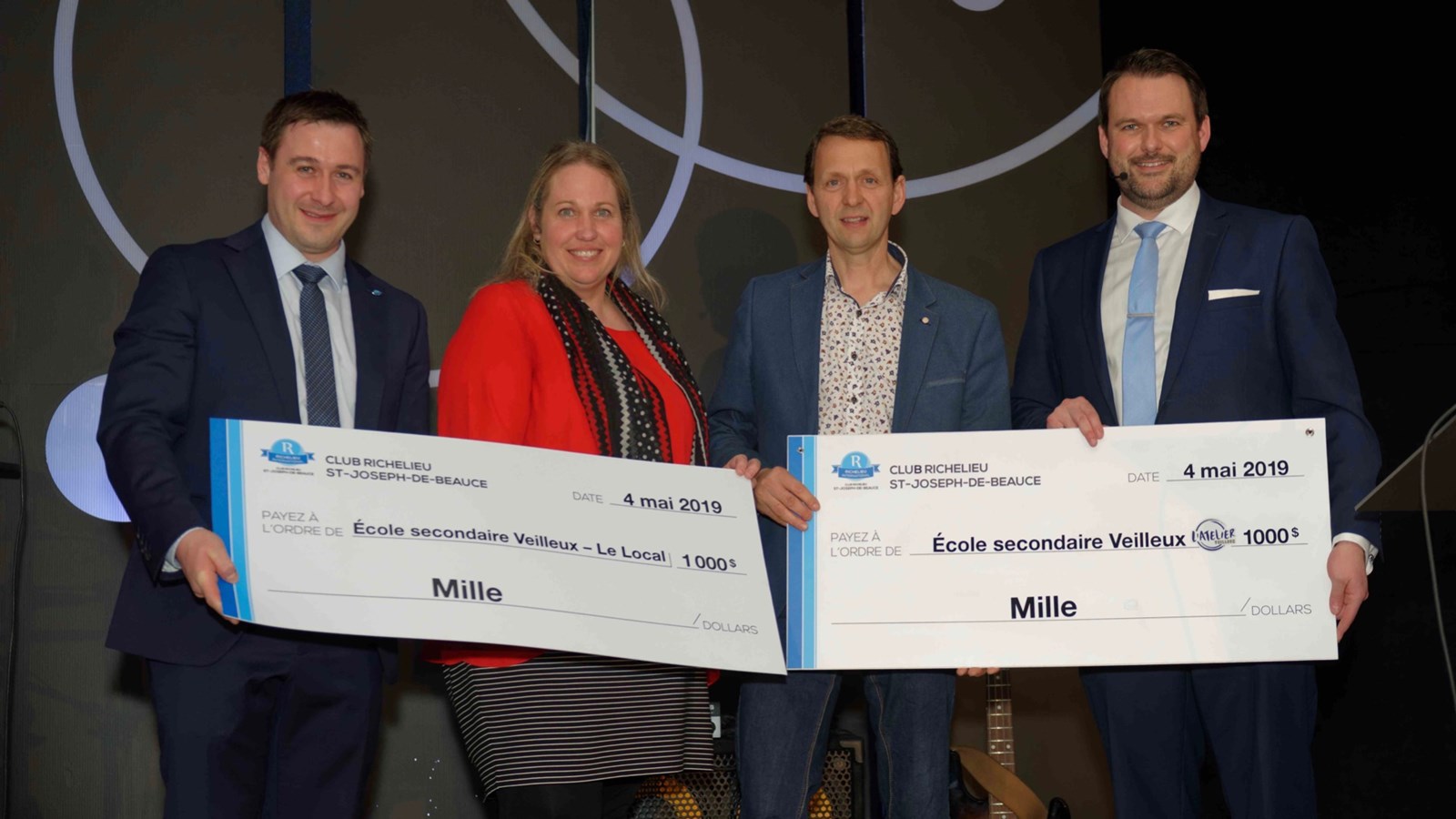 Patrick Turmel, Annie Lagrange, Luc Lessard et Jean-Philippe Vachon