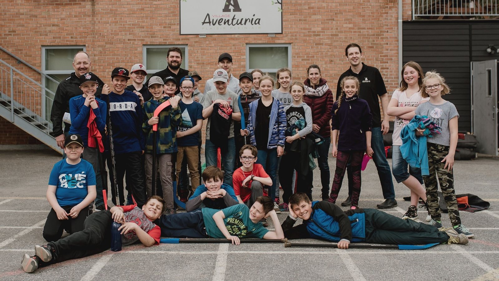 Yanni Gourde a passé une journée avec les élève de l'école Sainte-Famille