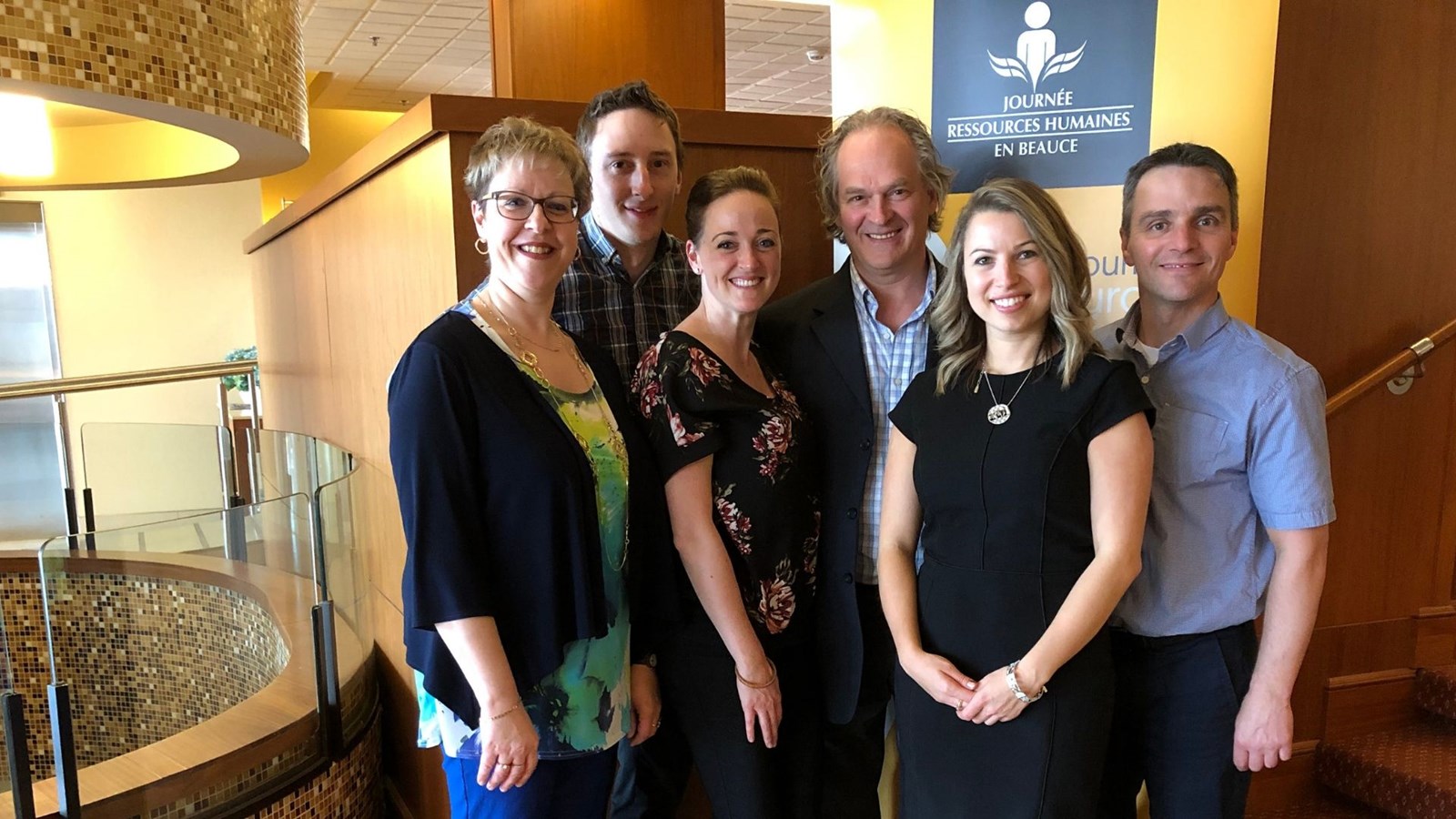 Maryse LaRochelle, Maxime Bolduc-Poulin, Kate Kirouac , Vincent Lessard , Anne-Marie Lessard et Marco Fortier