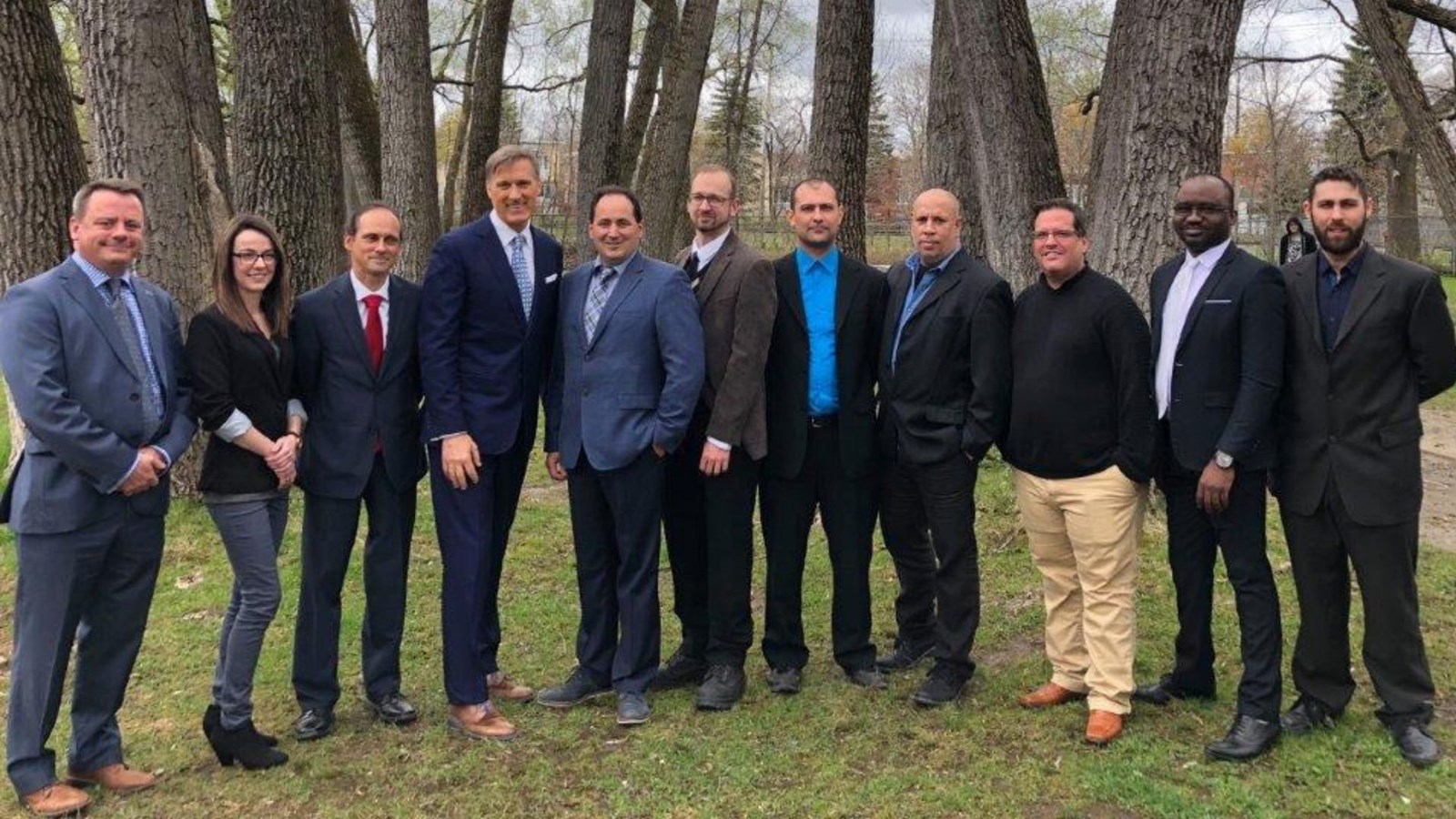 Maxime Bernier et les candidats pour la prochaine élection