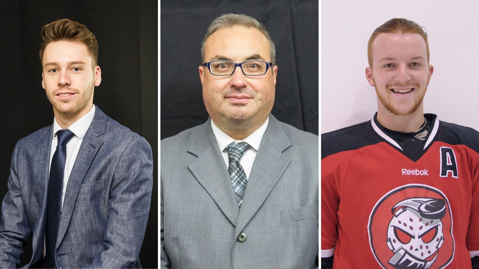 Vincent Drouin, Stéphane Poulin et Vincent Boutin