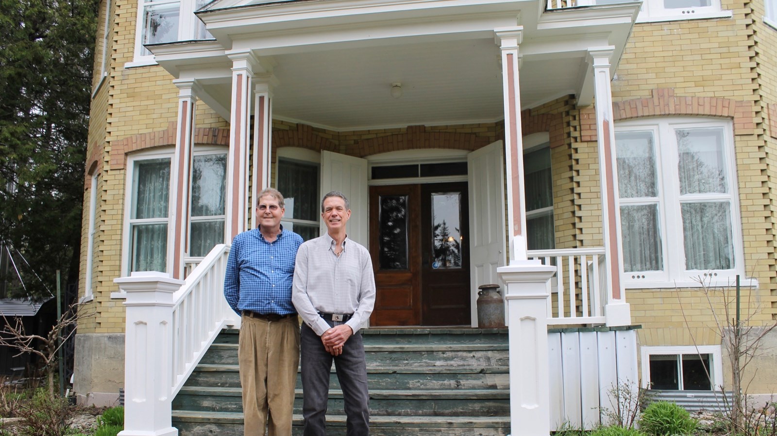Les propriétaires James Hunter et Paul Geary sont les artisans derrière les travaux de restauration.