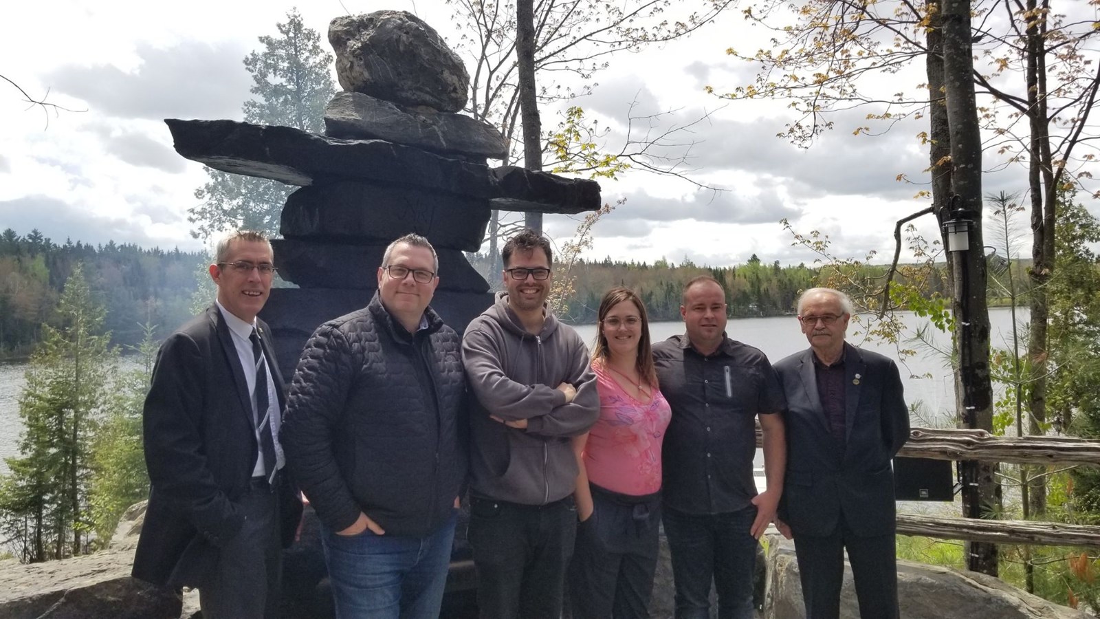 Stéphane Brown, Jean-Philip Jouy, Antoine-St-Maur,Marie-Ève poulin Rouan Bilodeau, Jean-Roch Veilleux