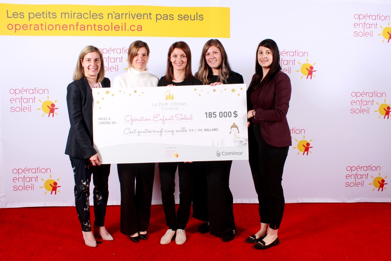 Le Carrefour Saint-Georges permet d’amasser 7172 $ pour la Forêt d’étoiles Cominar 