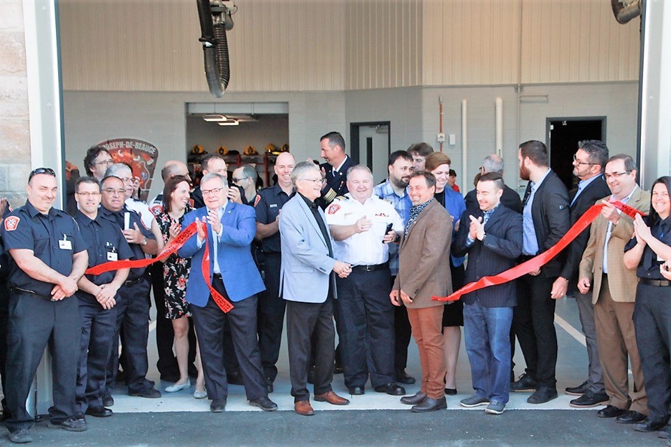 La nouvelle caserne de pompiers de Saint-Joseph-de-Beauce est officiellement inaugurée