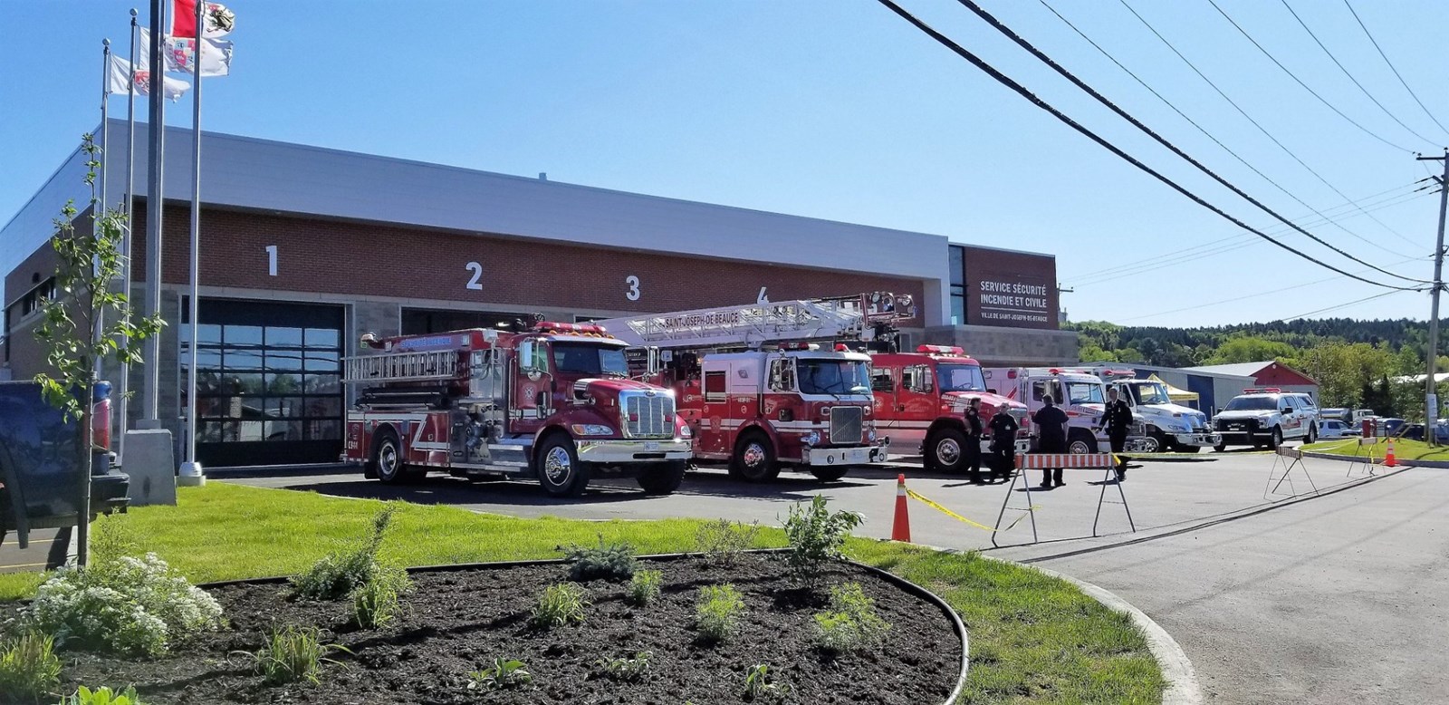 La nouvelle caserne de pompiers de Saint-Joseph-de-Beauce est officiellement inaugurée