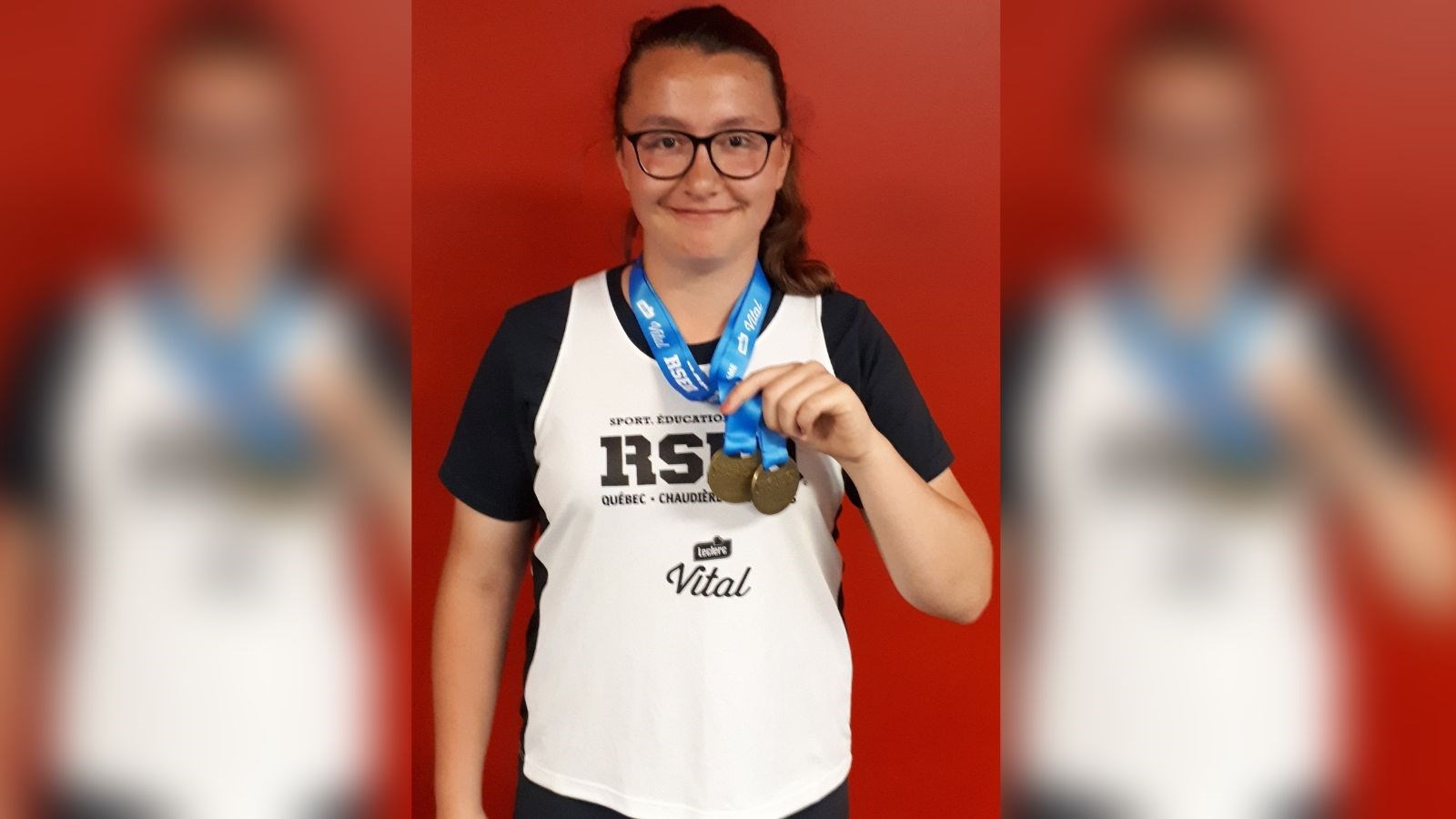 L’athlète Laurie Brochu de l’école des Deux-Rives remporte deux médailles d’or