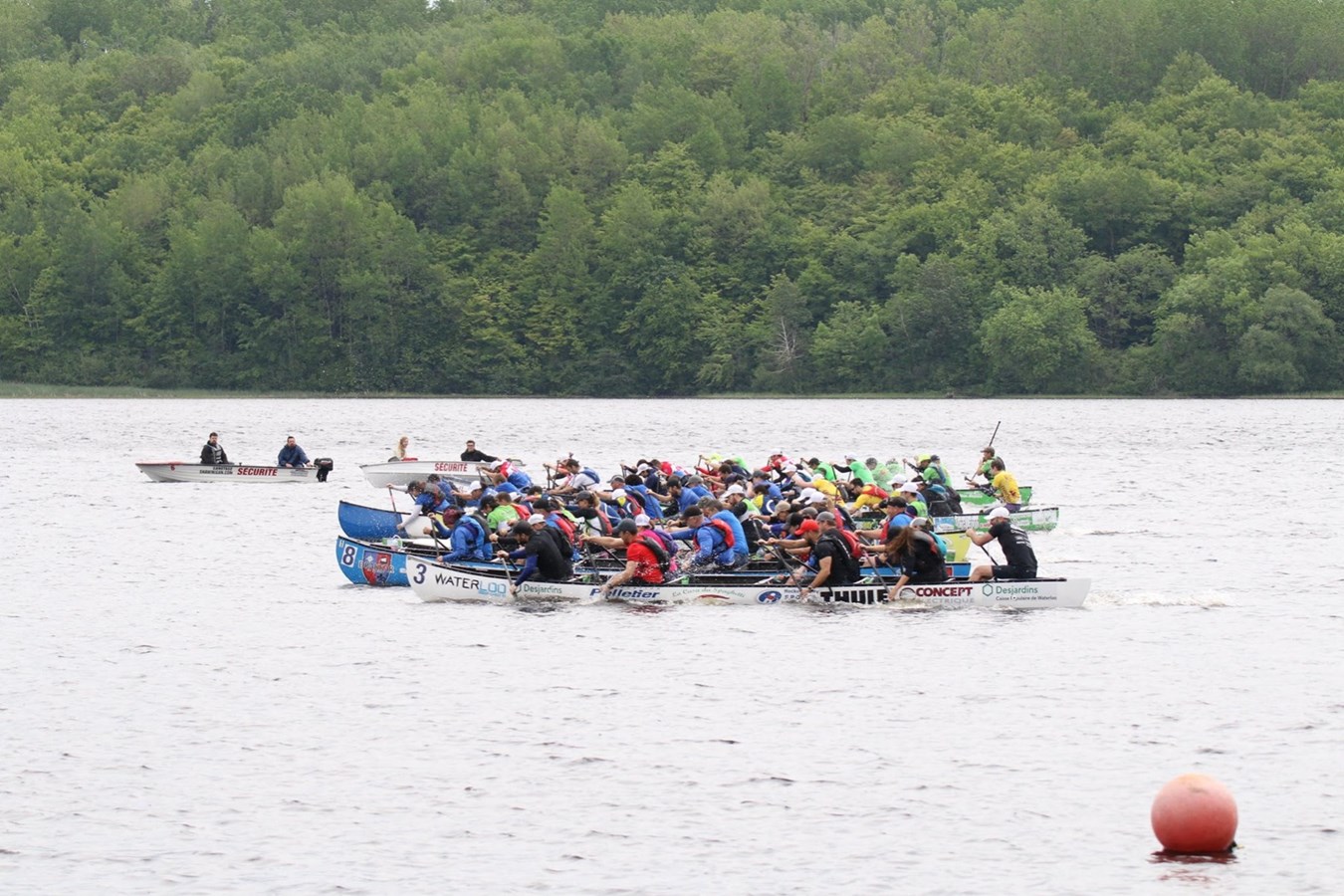 Canotage de Beauce termine 3e sur la rivière Saint-Maurice