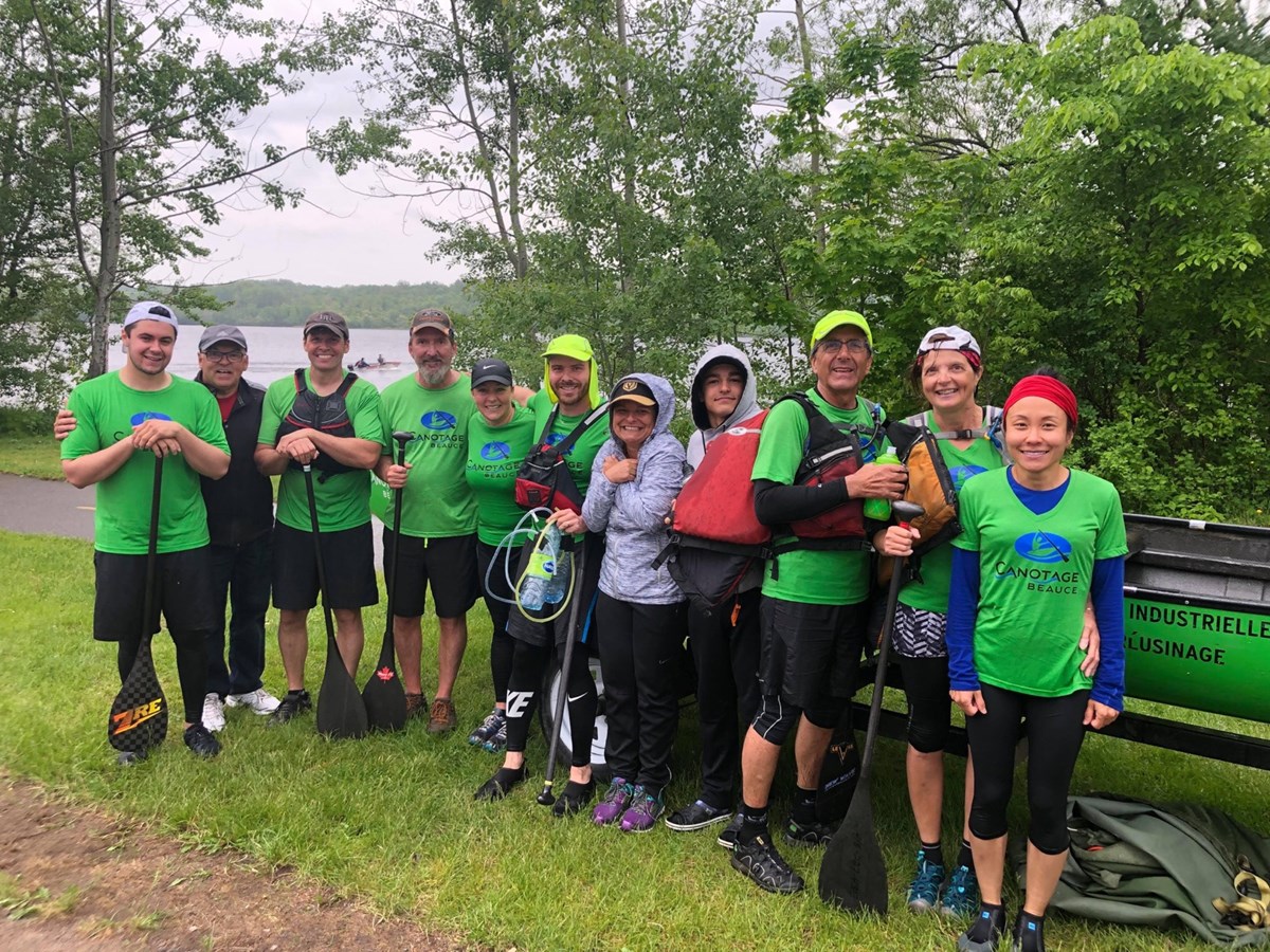 Canotage de Beauce termine 3e sur la rivière Saint-Maurice