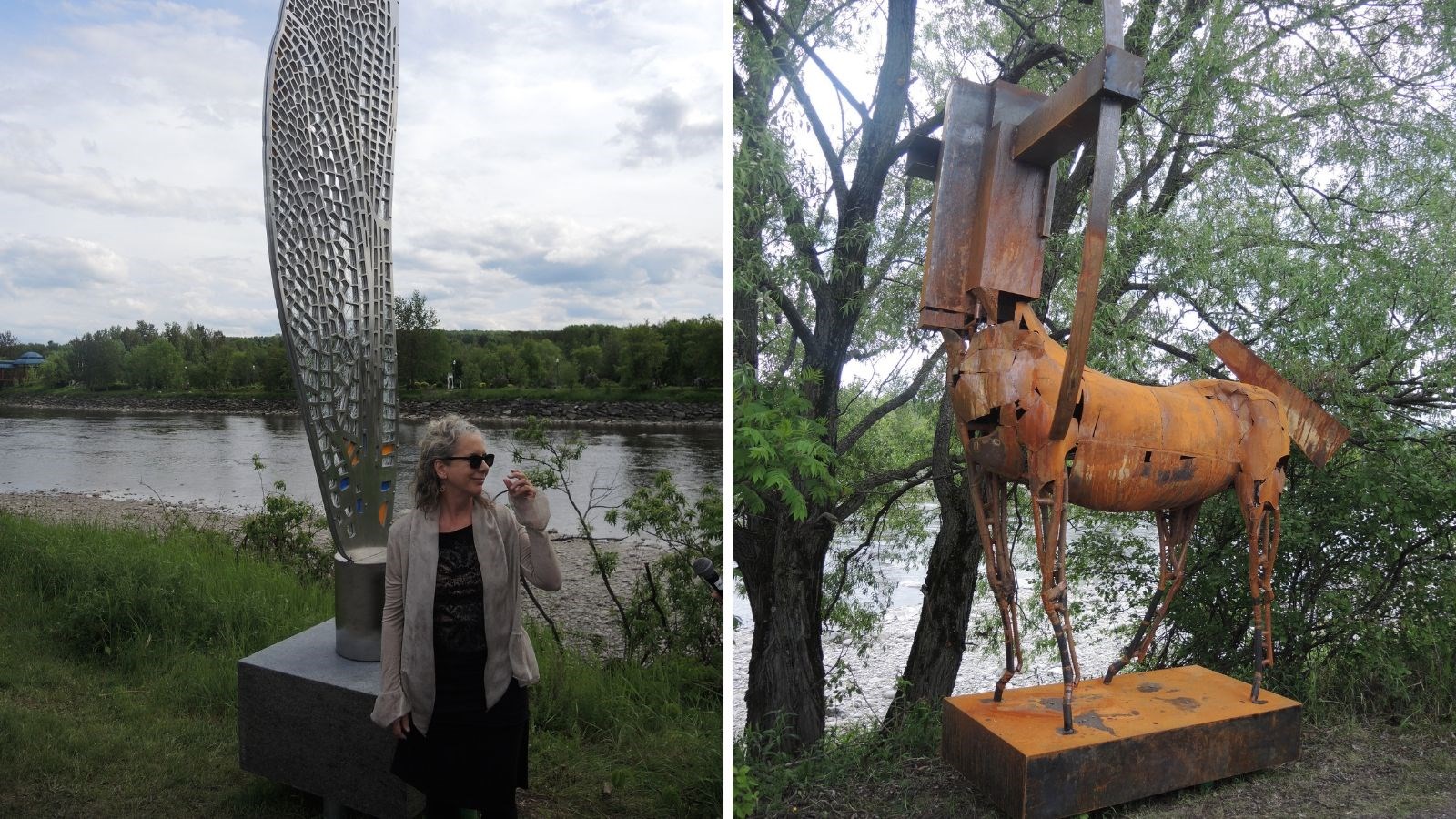 10 nouvelles sculptures peuplent les berges de la Chaudière