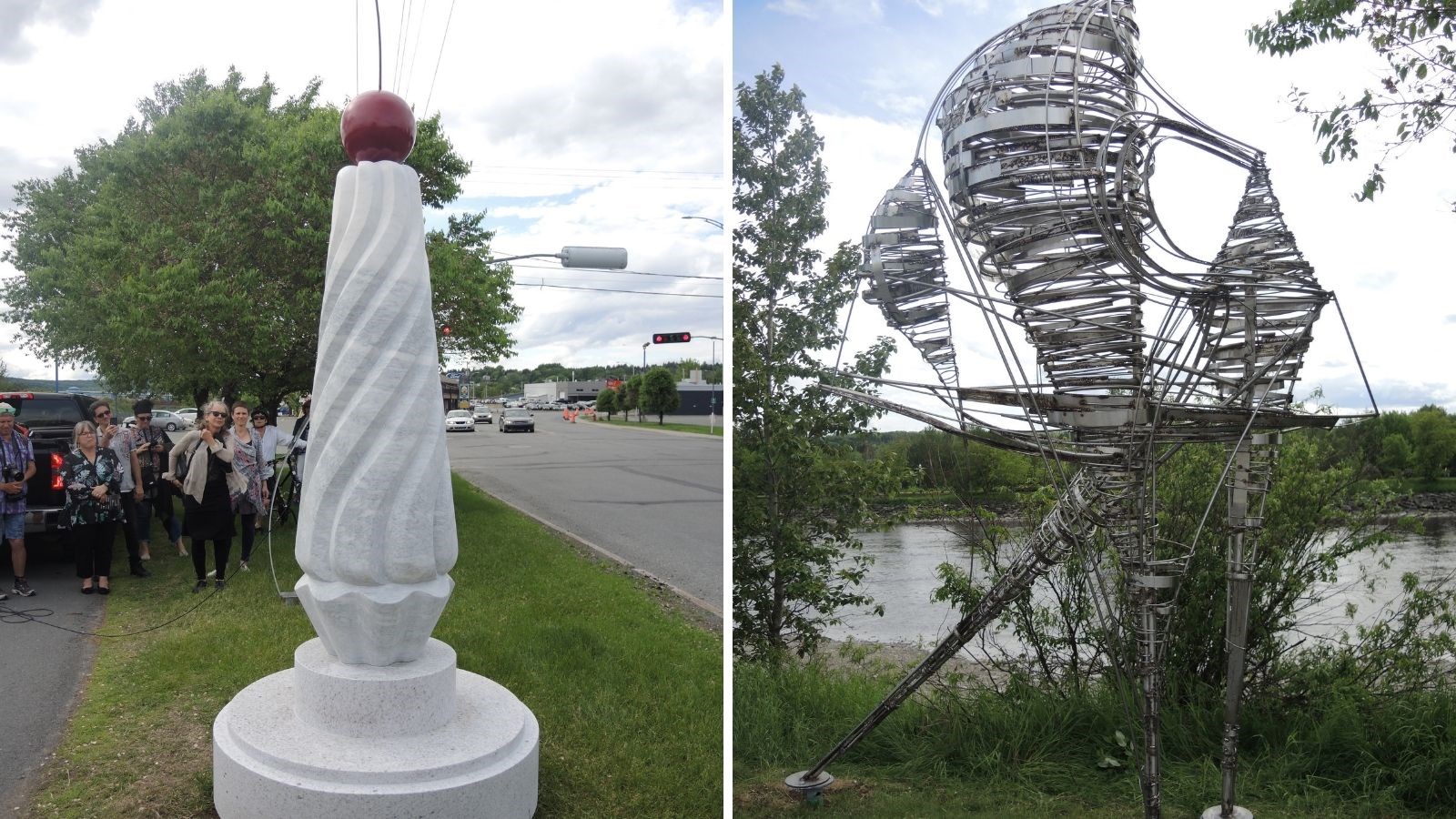 10 nouvelles sculptures peuplent les berges de la Chaudière