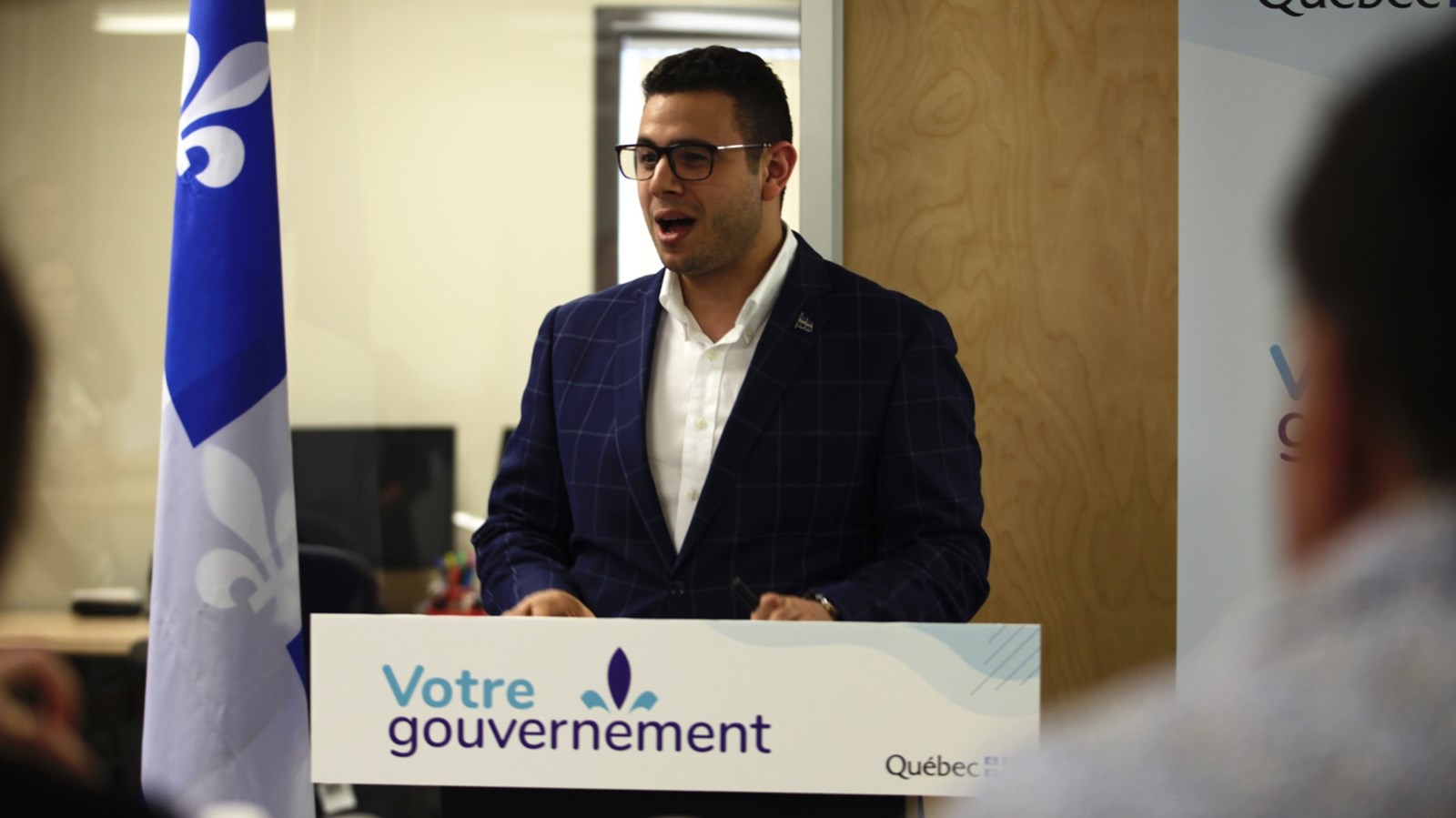 Samuel Poulin, député de Beauce-Sud