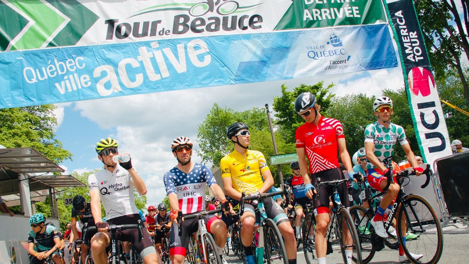 Départ de la quatrième étape du Tour de Beauce 2019