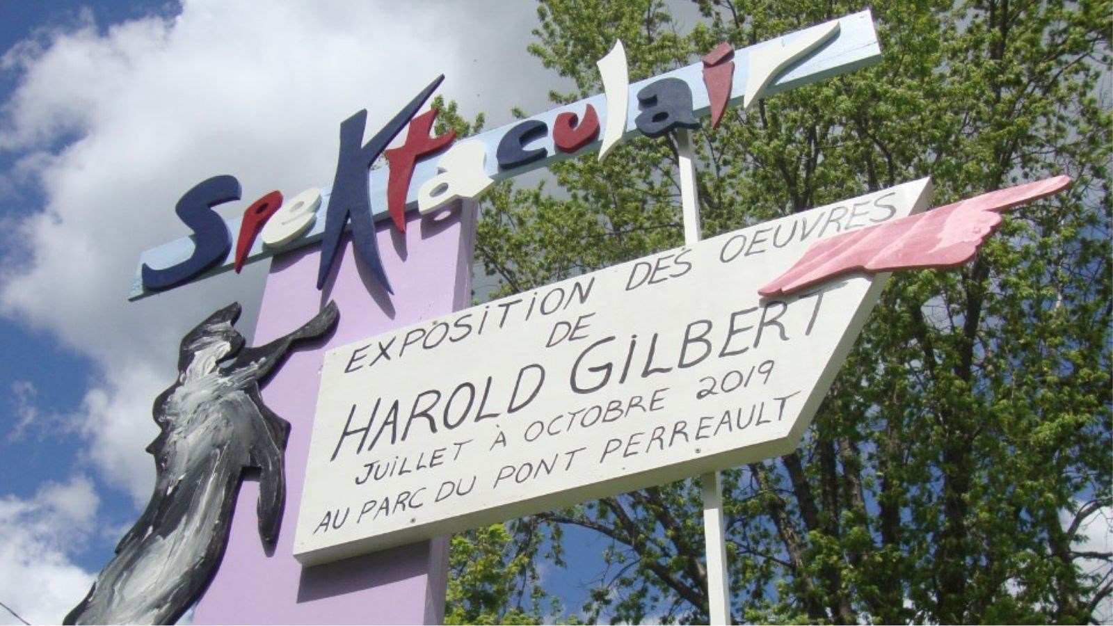 « SPEKTACULAIR » : une exposition en plein air des œuvres picturales de Harold Gilbert