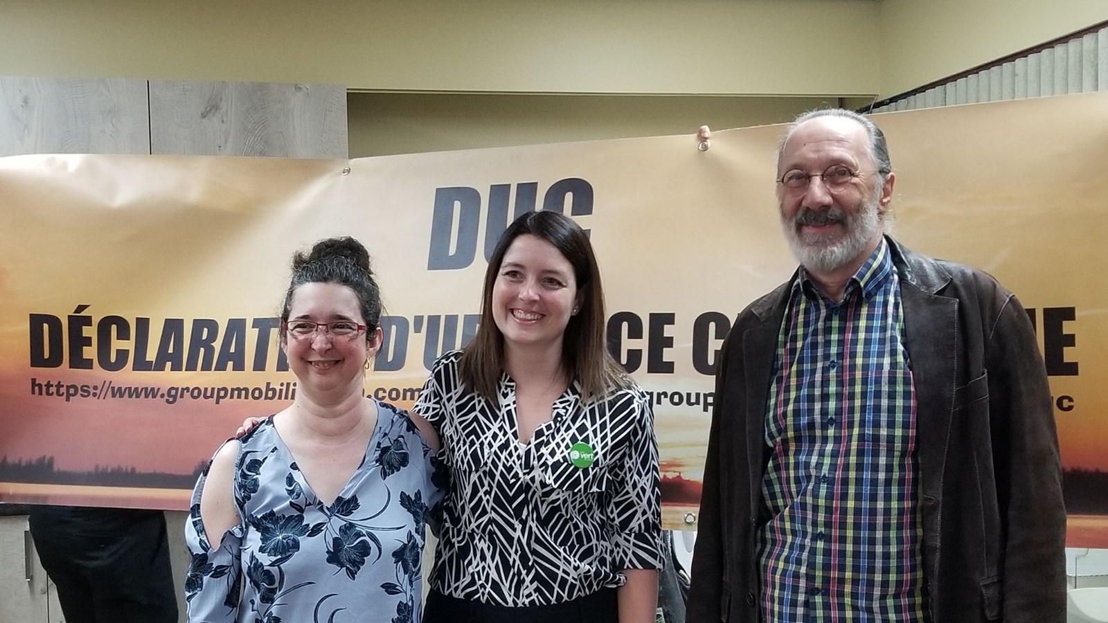 Diane Vincent, Josiane Fortin et André Bélisle