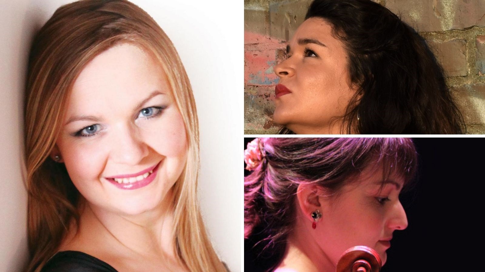 À gauche, Marie-Michèle Roberge, en haut à droite, Lili Lorenzana-Bilodeau, et en bas à droite, Annie-Dumont.