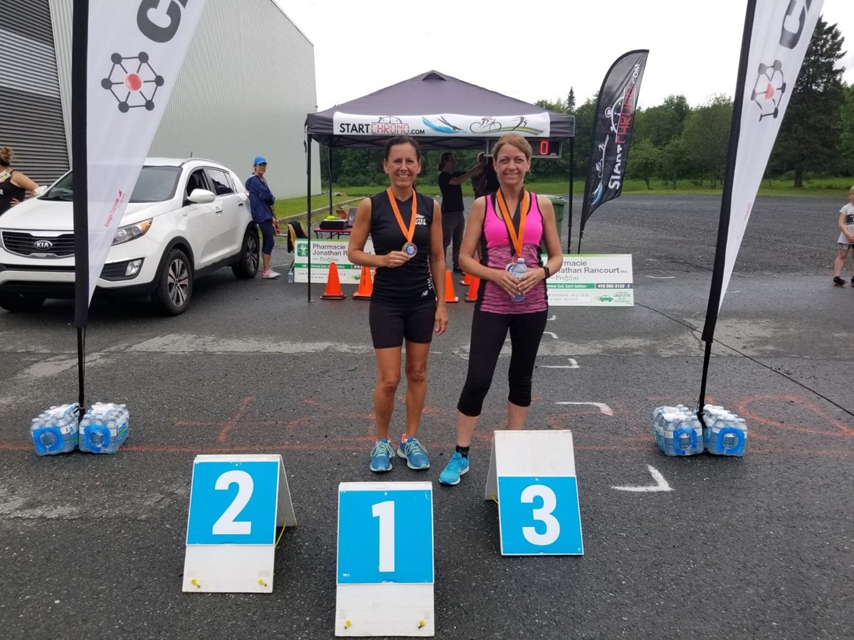 Podium femmes 40 et - (5 km)