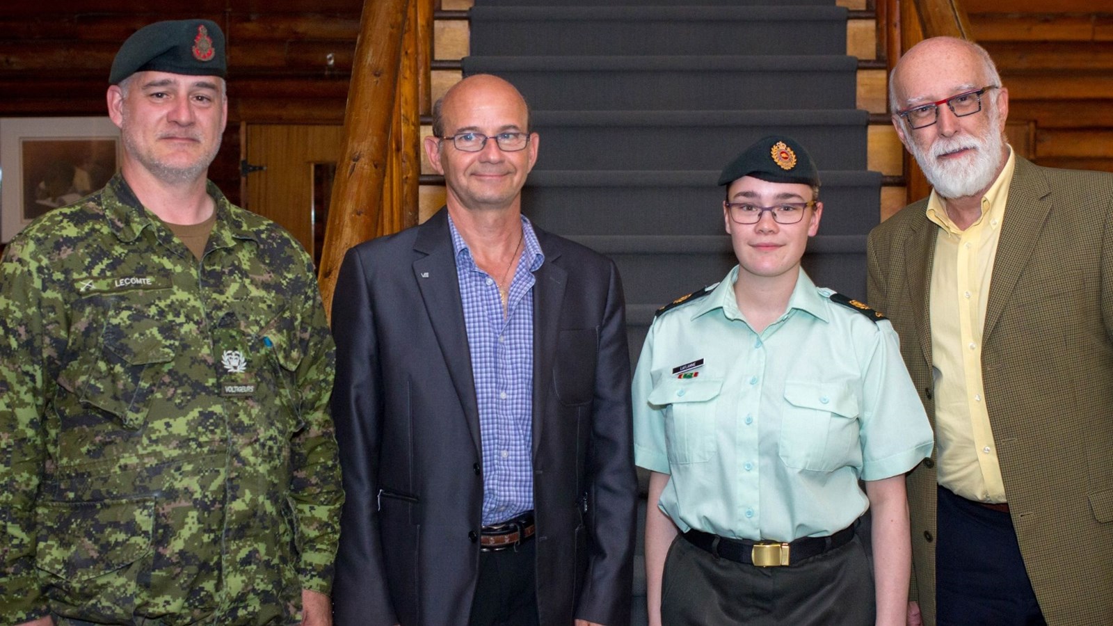 Rachel Laflamme a obtenu le poste de sergent-major du cours élémentaire au Centre d'entraînement musical des cadets du Mont St-Sacrement