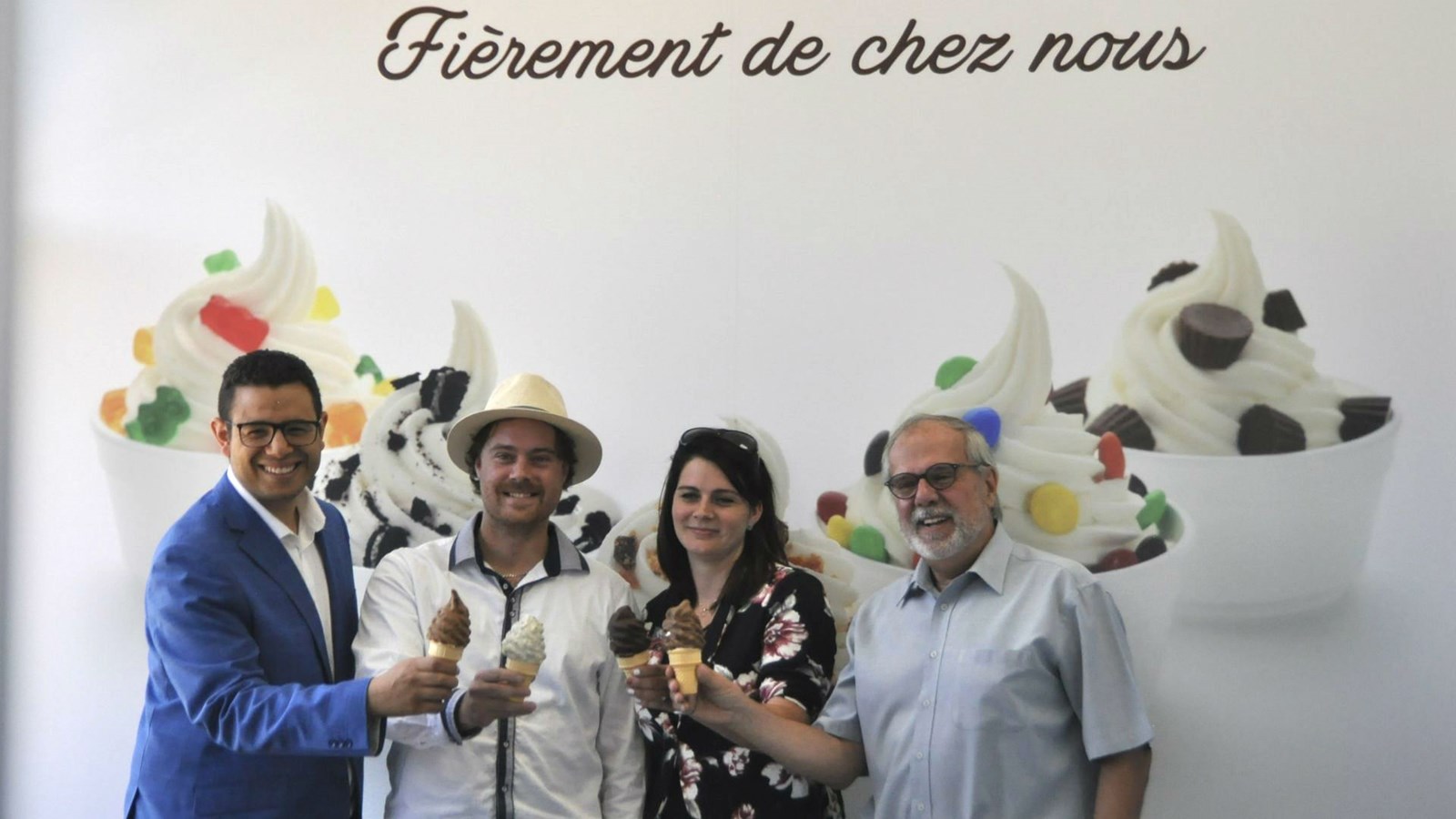 Samuel Poulin, Samuel Pépin, Valérie Bilodeau et Claude Morin