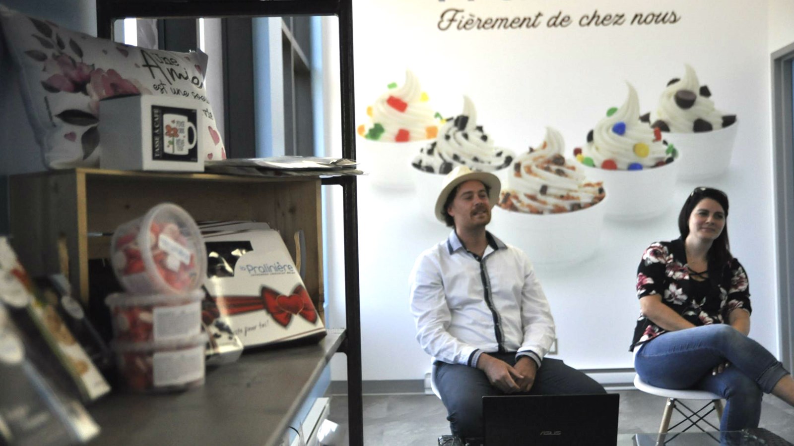 Plusieurs produits locaux sont disponibles
