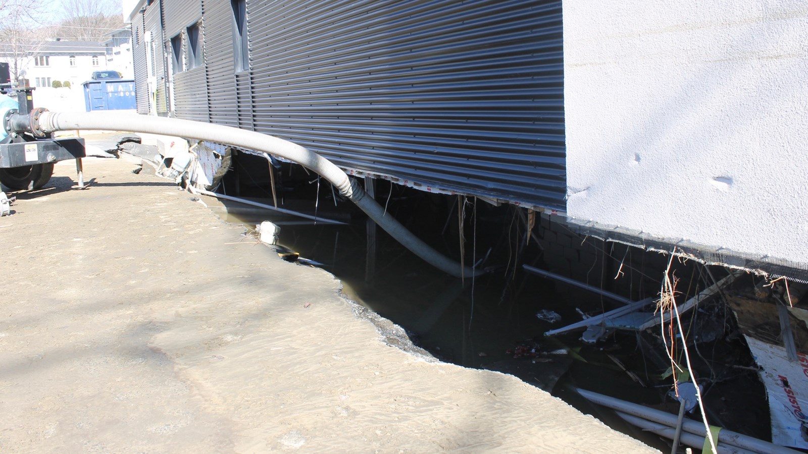 Le restaurant Normandie a subi des dommages importants lors des dernières inondations.