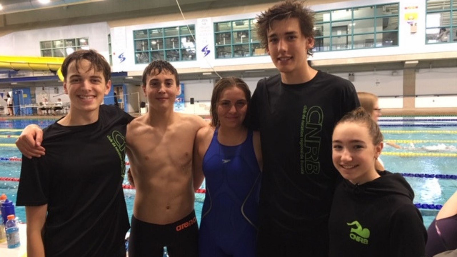 Émerick Vachon, Maxim Frenette, Marie-Élaine Bougie, Philippe Lacasse et Samuelle Thériault
