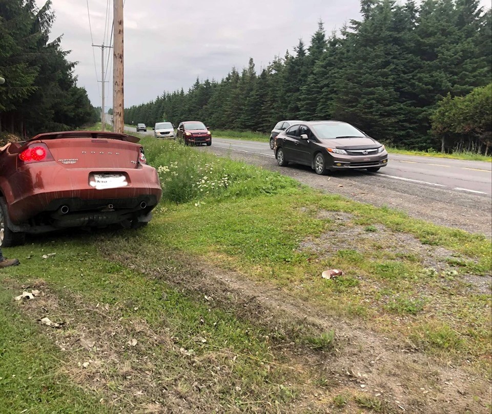 Un accident impliquant une voiture et un camion survient à Saint-Prosper