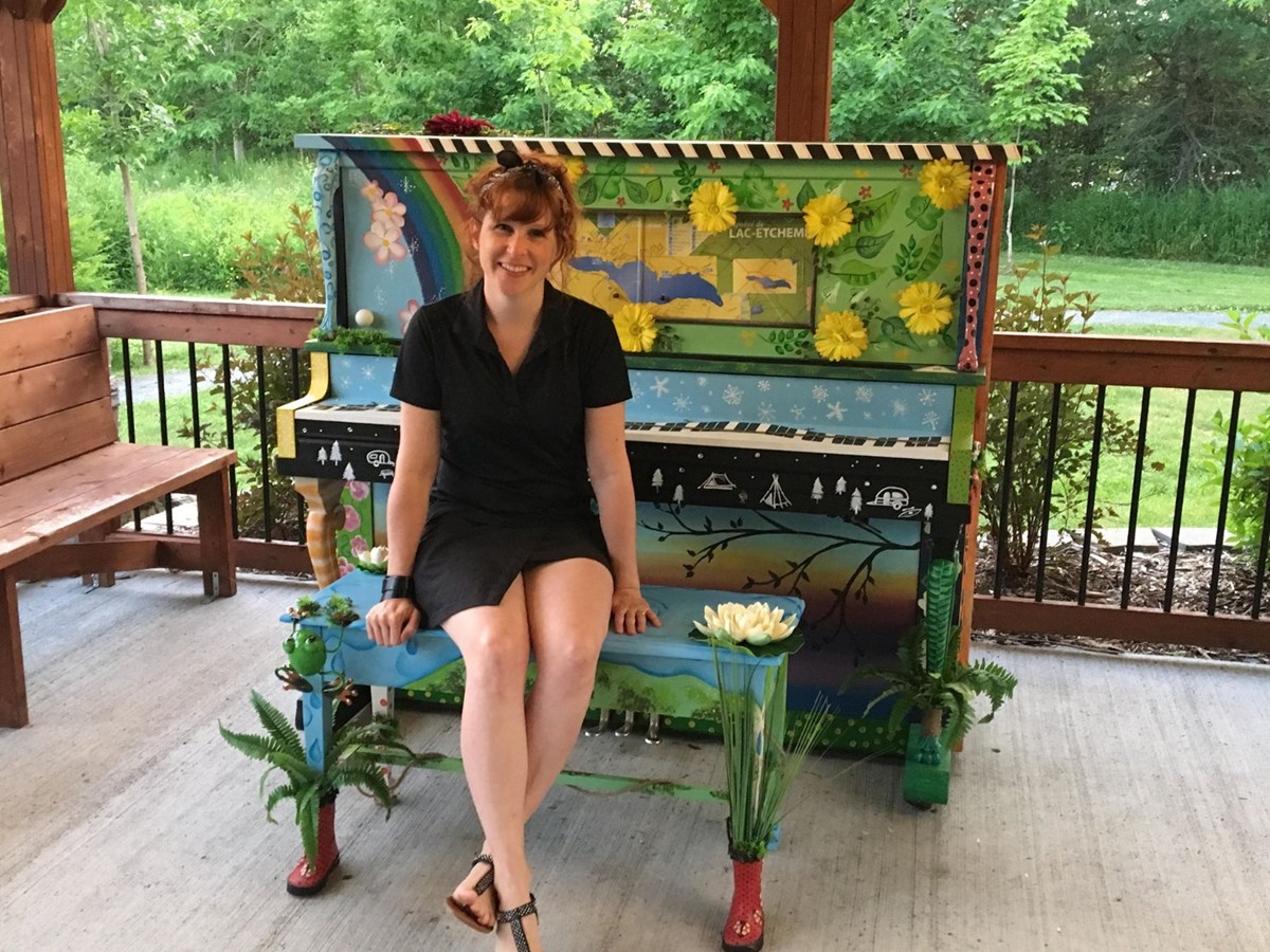 L'artiste etcheminoise Stéphanie Bouffard