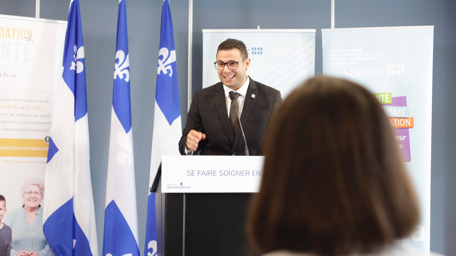 Le député Samuel Poulin était pour le moins enthousiaste.