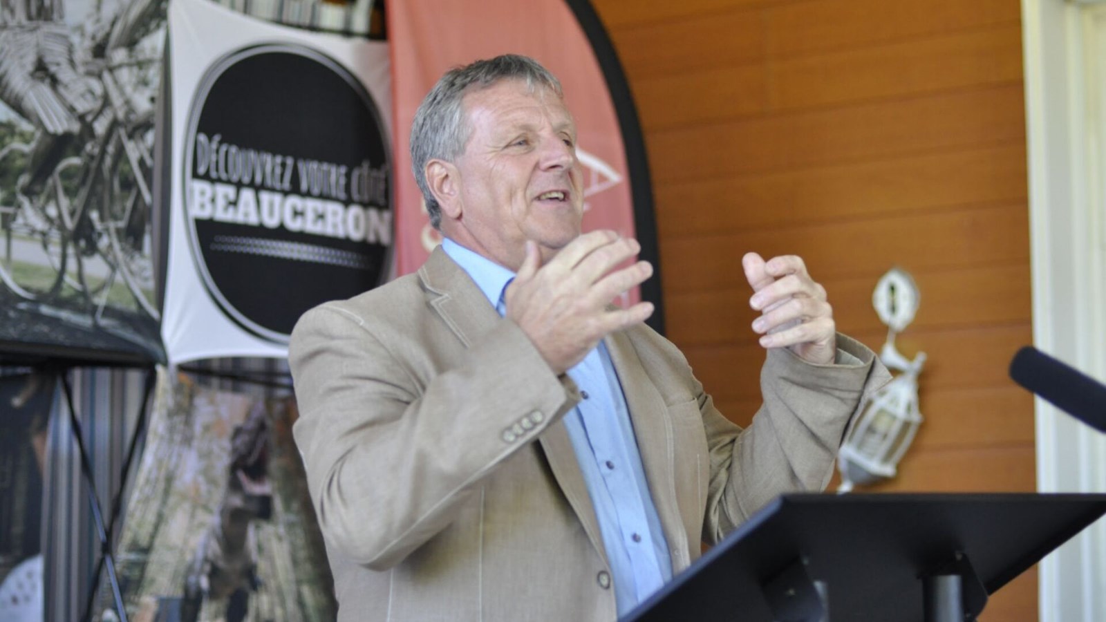 Gaétan Vachon, préfet de la MRC Nouvelle-Beauce, maire de Sainte-Marie et président Destination Beauce