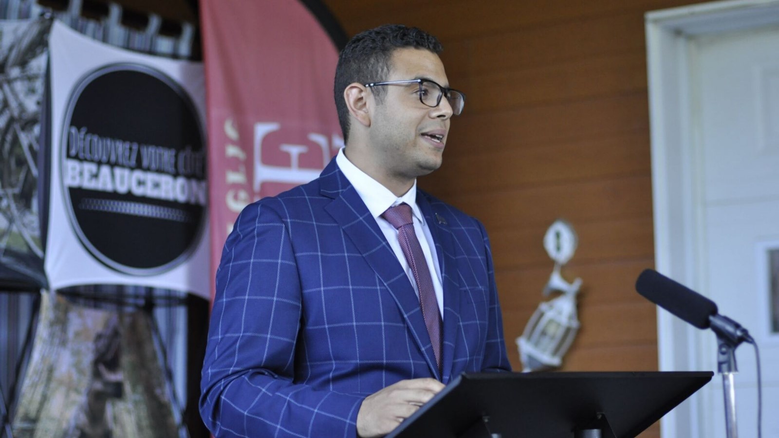 Samuel Poulin, député de Beauce-Sud