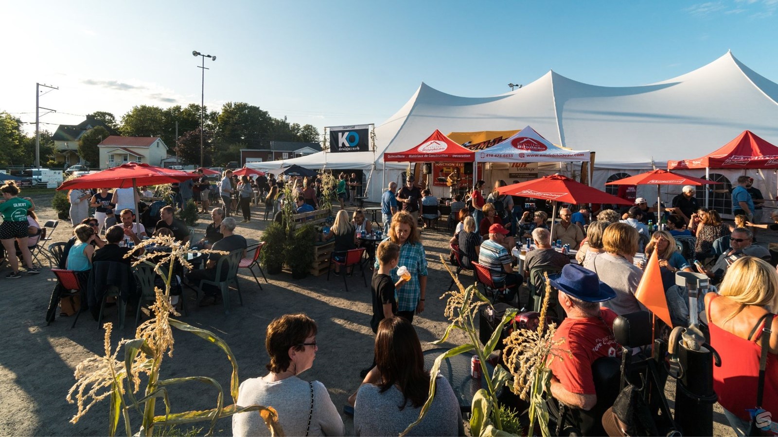 La terrasse du Festival de l'épi