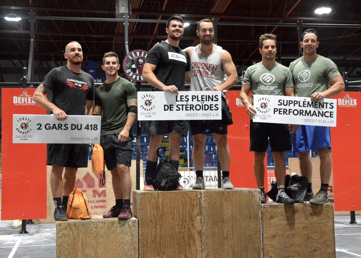 Dans la catégorie RX Hommes, Les pleins de stéroïdes, Suppléments Performance et 2 gars du 418.