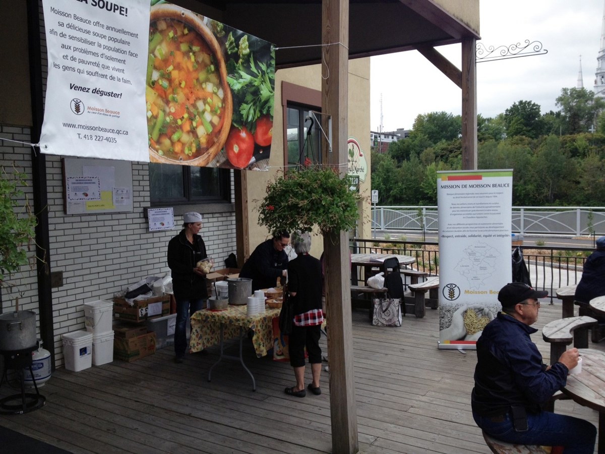 La soupe populaire de Moisson Beauce, un événement toujours aussi populaire qui aide à vaincre l'insécurité alimentaire