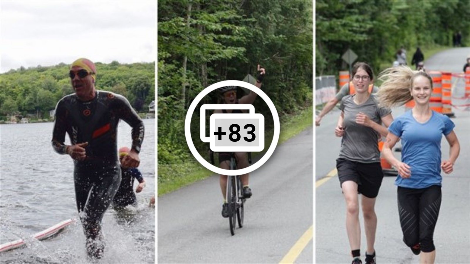 Galerie photos : 6e édition du Triathlon du Lac-Poulin
