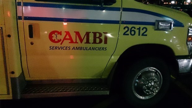 Le jeune conducteur a été transporté à Québec pour soigner ses blessures.