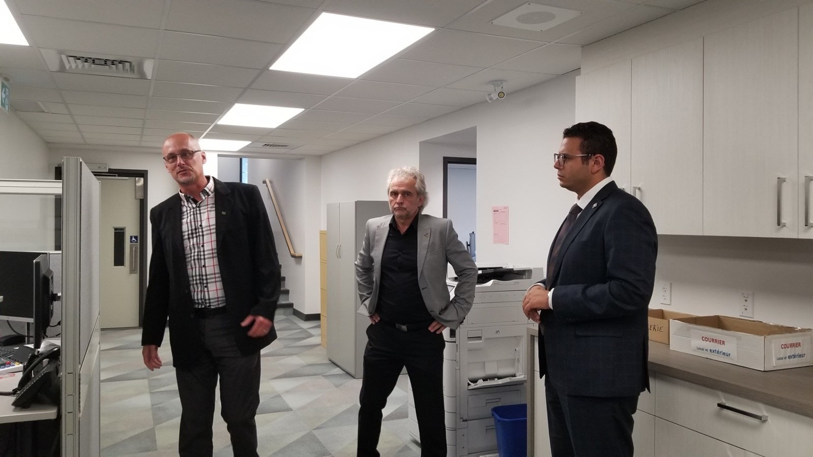 Visite des nouveaux bureaux