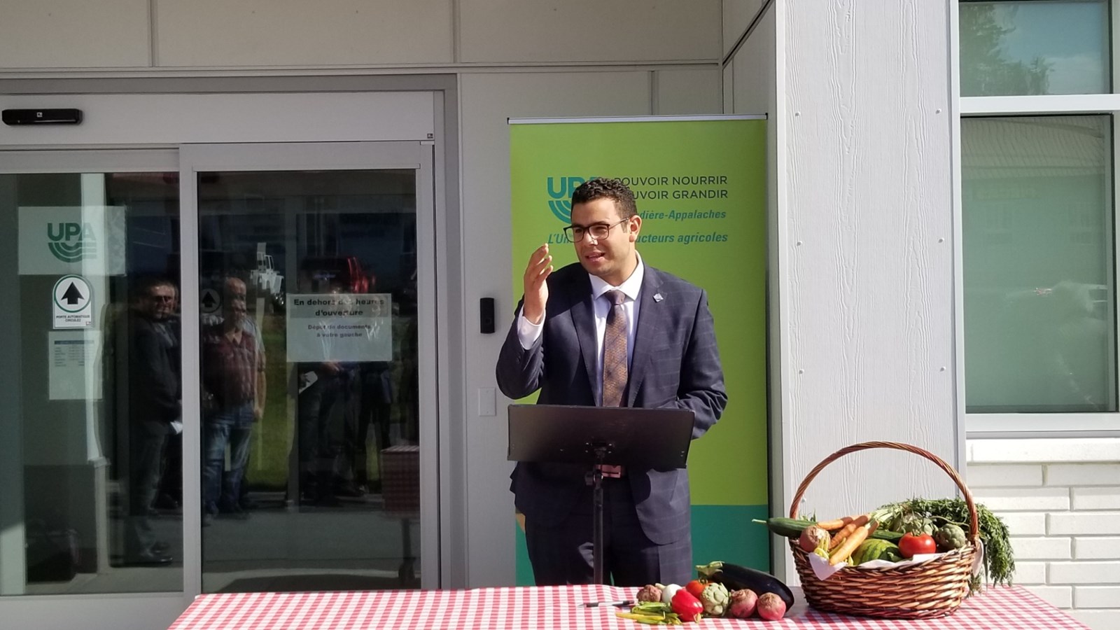 Le député de Beauce-Sud, Samuel Poulin