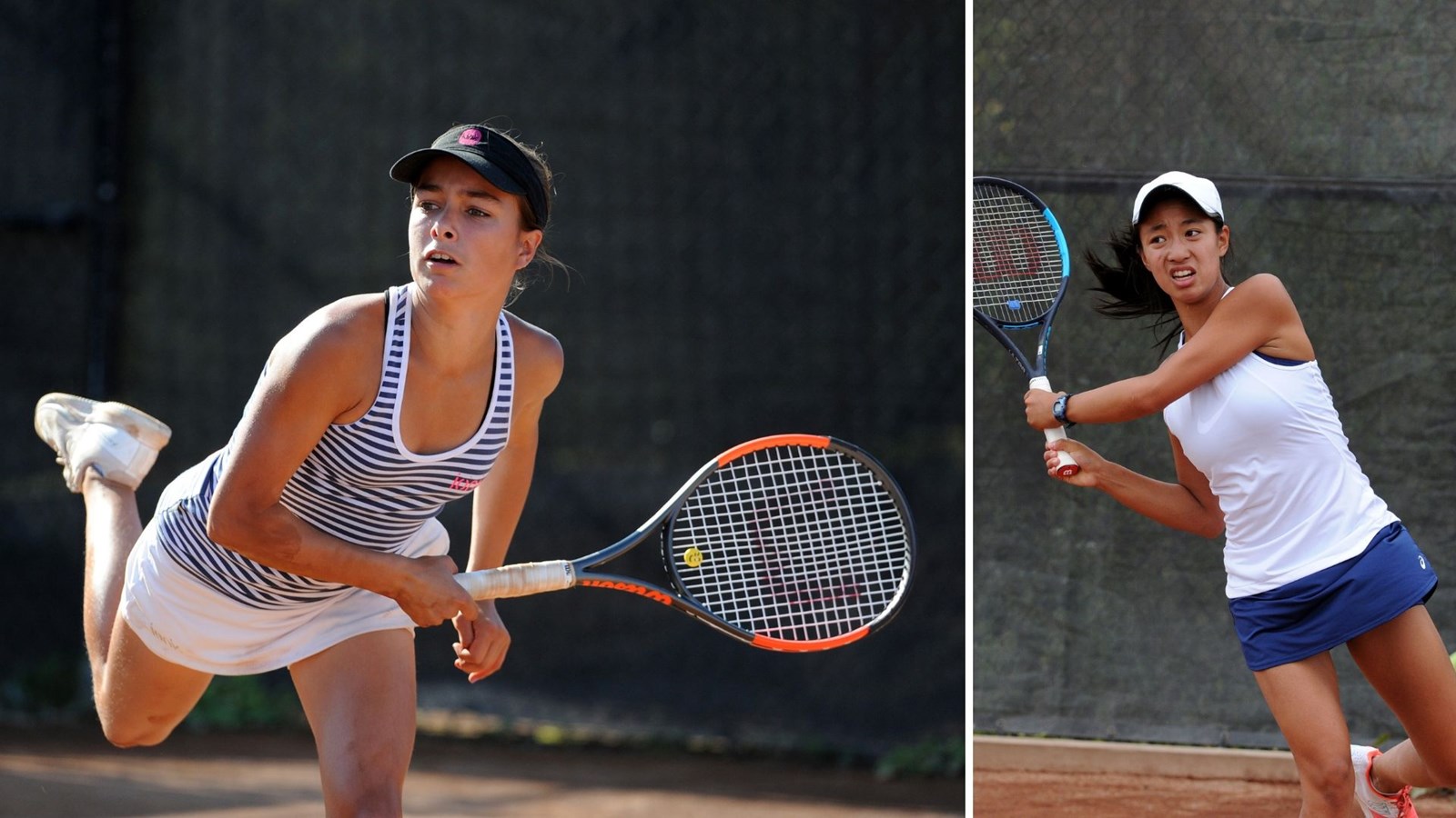 Alizée Poulin et Rosalie Carrier-Dulac en action au championnat canadien U14