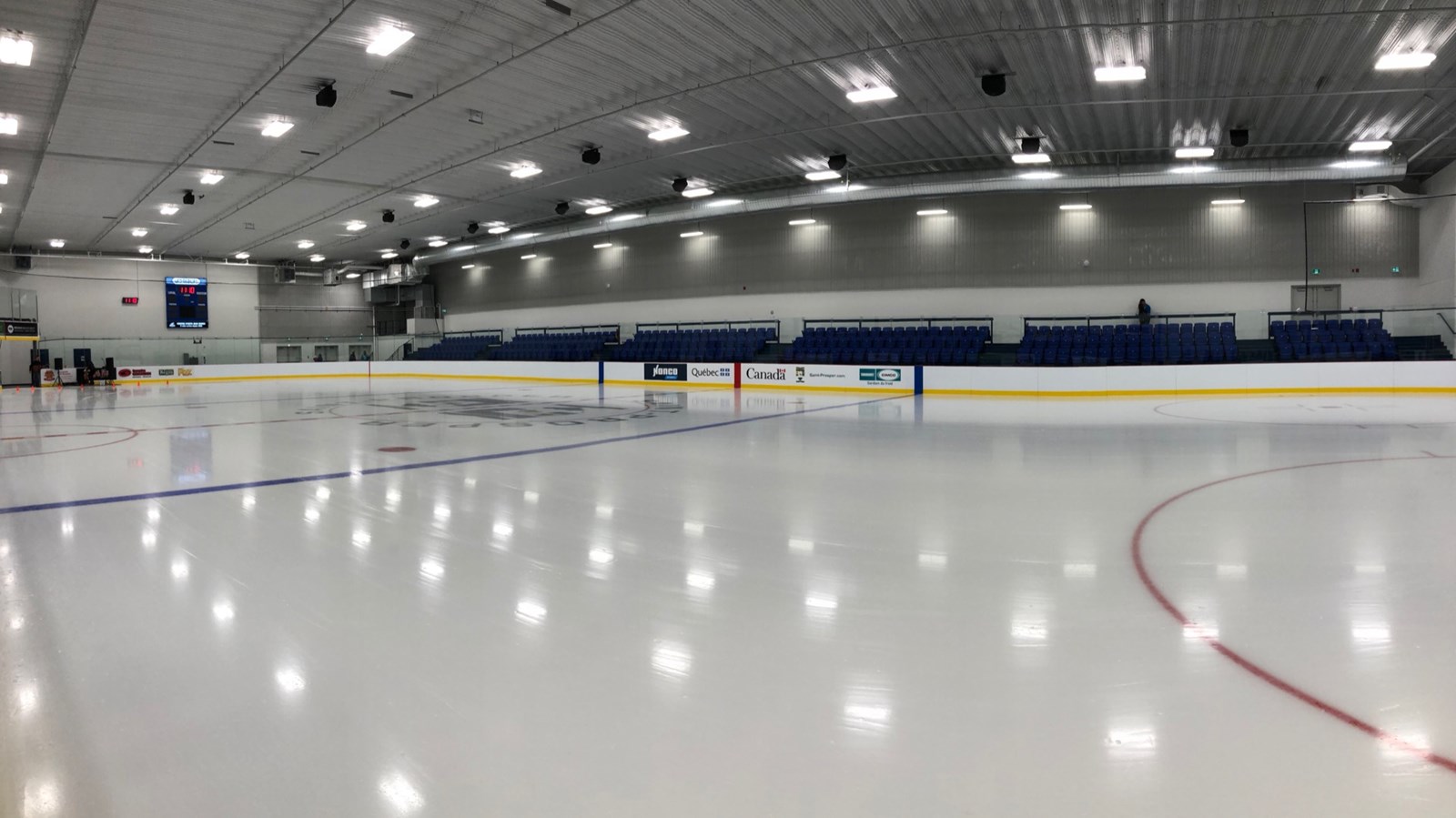 Le nouvel aréna de Saint-Prosper est fin prêt à être utilisé   